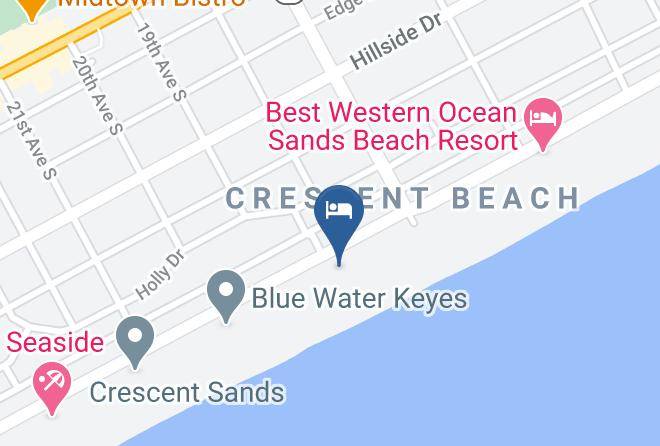 Castaway Beach Inn Map