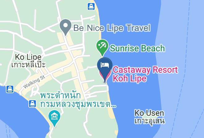 Mueang Satun District - Castaway Resort Koh Lipe Maps