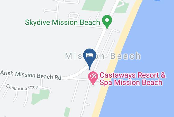 Castaways Resort & Spa Rainforest Map