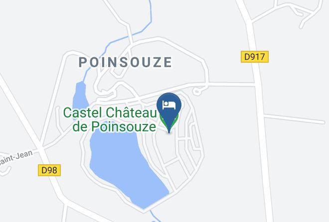 Creuse - Castel Chateau De Poinsouze Maps