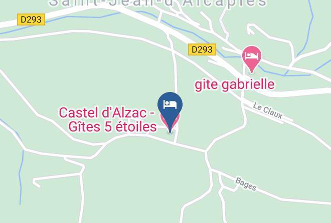 Aveyron - Castel D'alzac Gites 5 Etoiles Maps