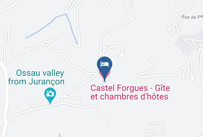 Pyrenees Atlantiques - Castel Forgues Gite Et Chambres D'hotes Maps