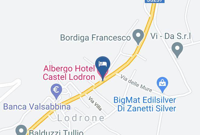 Trento - Albergo Hotel Castel Lodron Maps