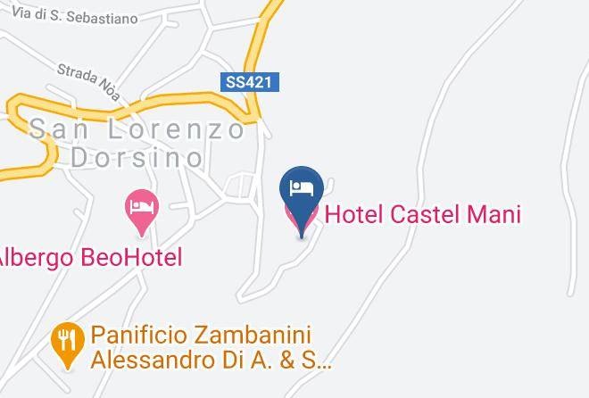Trento - Hotel Castel Mani Maps