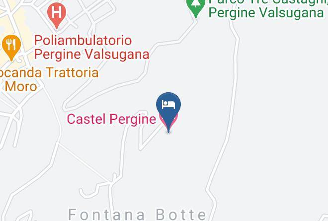 Castel Pergine Map