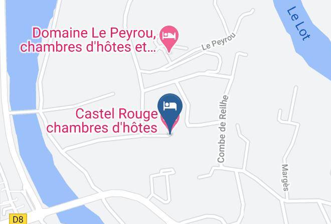 Lot - Castel Rouge Chambres D'hotes Maps