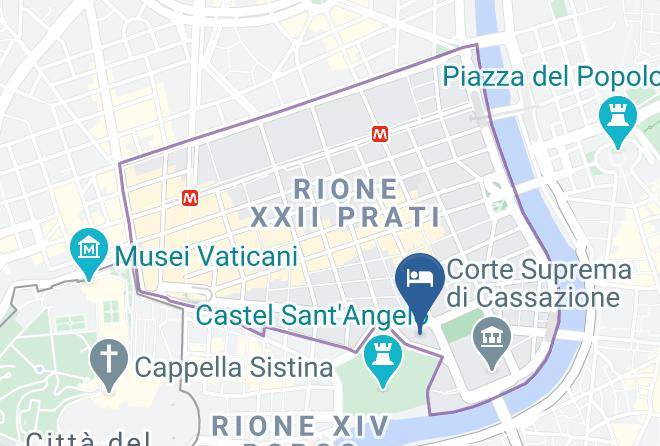 Castel Sant' Angelo Suite B&b Map