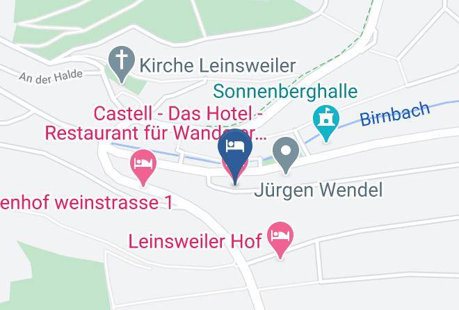 Castell Das Hotel Restaurant Fur Wanderer Und Feinschmecker Map