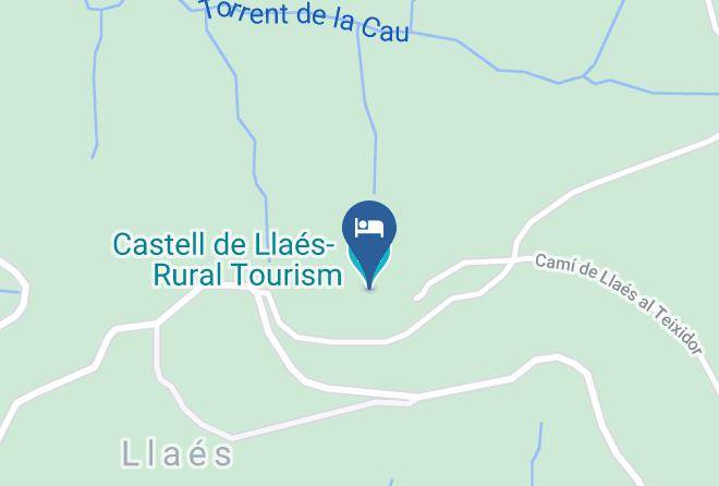 Girona - Castell De Llaes Rural Tourism Maps