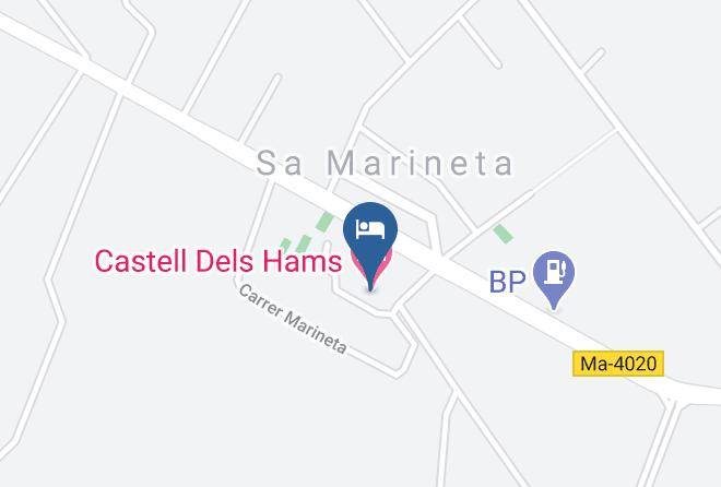 Baleares - Castell Dels Hams Maps