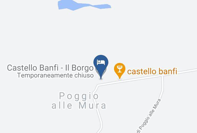 Siena - Castello Banfi Il Borgo Maps