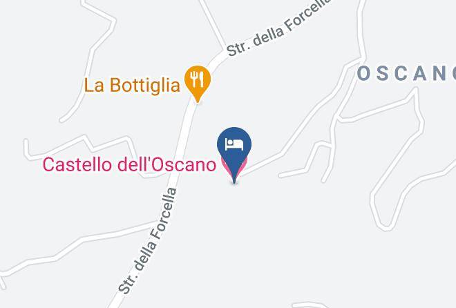 Perugia - Castello Dell'oscano Maps