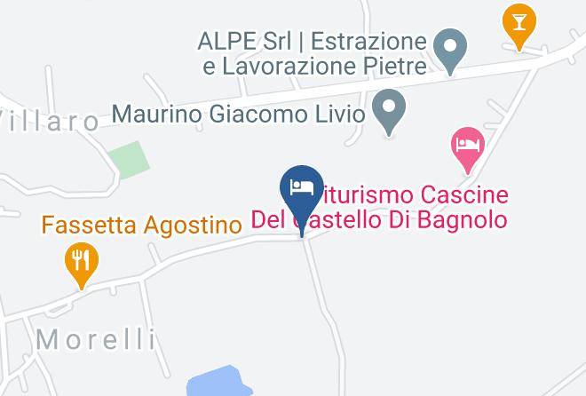 Cuneo - Castello Di Bagnolo Parco E Agriturismo Maps