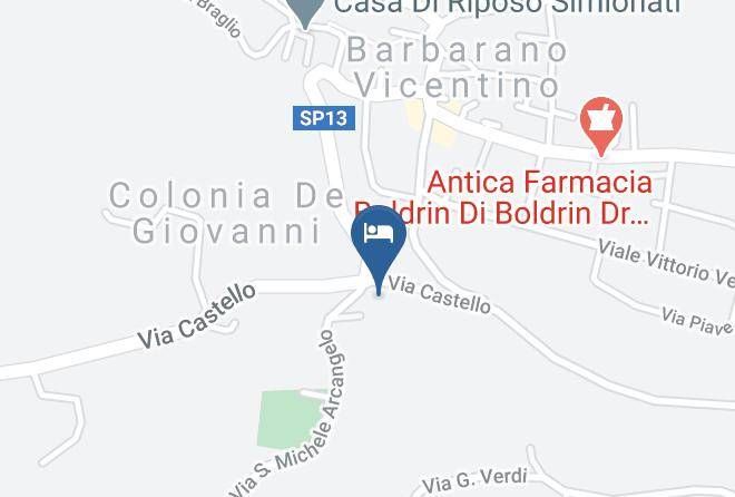 Vicenza - Castello Di Barbarano Maps