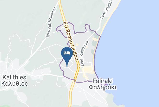 Dodecanese - Castello Di Cavallieri Suites Maps