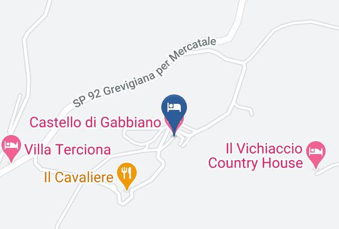 Florence - Castello Di Gabbiano Maps