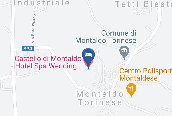 Turin - Castello Di Montaldo Hotel Spa Wedding Congress Maps