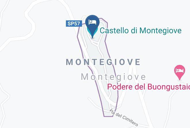 Castello Di Montegiove Map