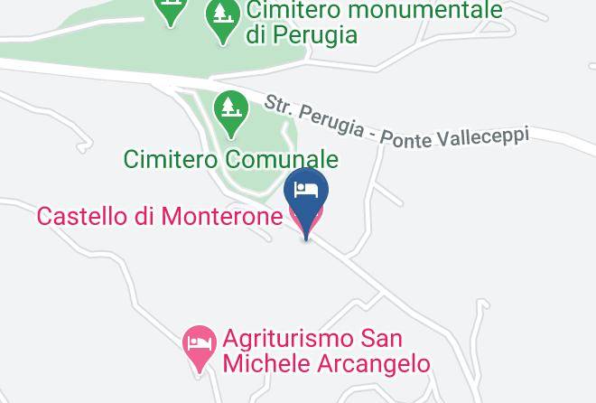 Perugia - Castello Di Monterone Maps