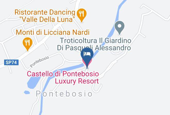 Massa Carrara - Castello Di Pontebosio Luxury Resort Maps