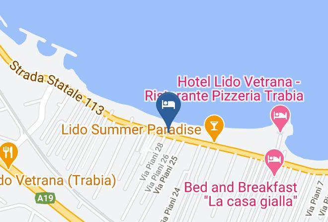 Palermo - Castello Di Sabbia B&b Maps
