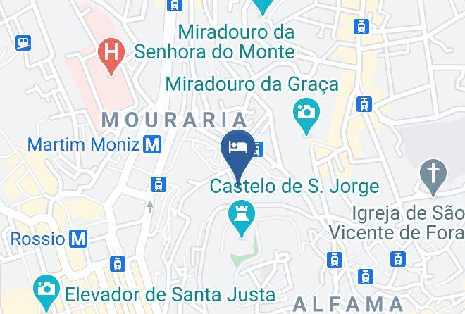 Lisbon - Castello Prime Suites Maps