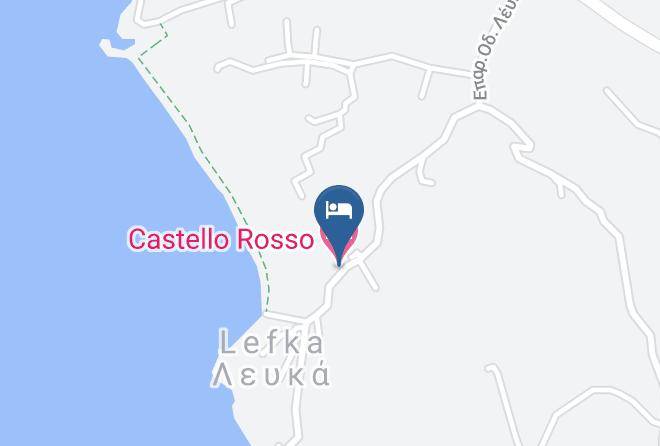 Euboea - Castello Rosso Hotel Maps