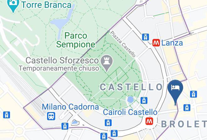 Castello Sforzesco Suites Map