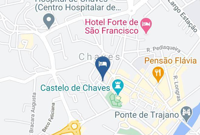 Chaves - Castelo Hotel Maps