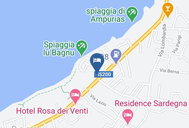 Sassari - B&b Antiche Terme Maps