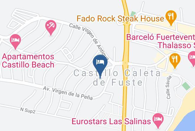 Las Palmas - Casthotels Fuertesol Bungalows Maps