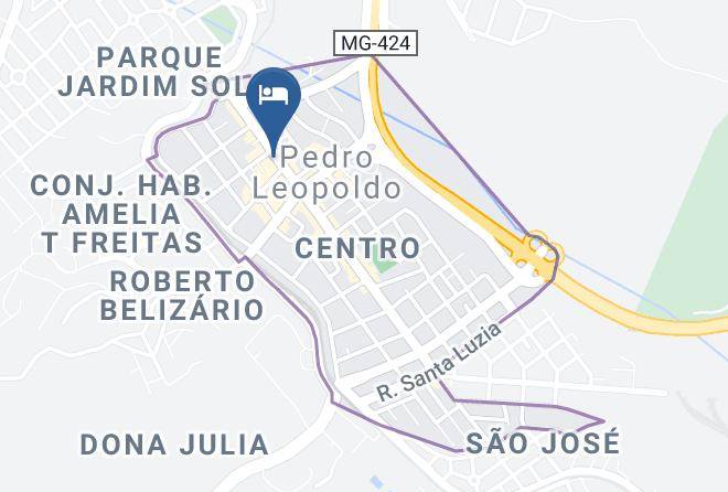 Pedro Leopoldo - Castilho Hotel Maps
