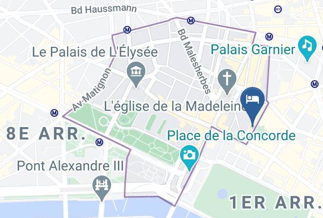Paris - Starhotels Castille Paris Maps