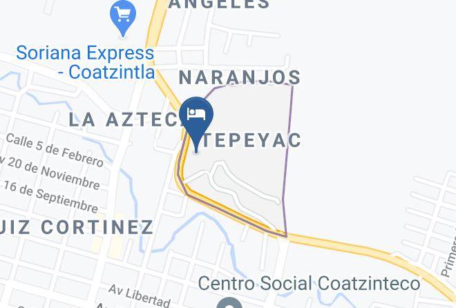 Coatzintla - Castillo Auto Hotel Maps