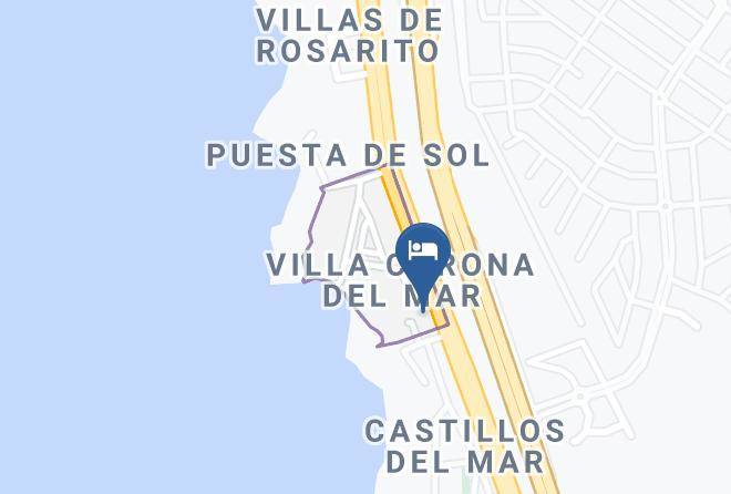 Rosarito Beach Municipality - Castillos Del Mar Maps