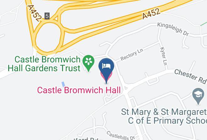Castle Bromwich Hall Hotel Map