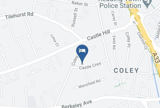 Reading - Castle Crescent By Flying Butler Maps