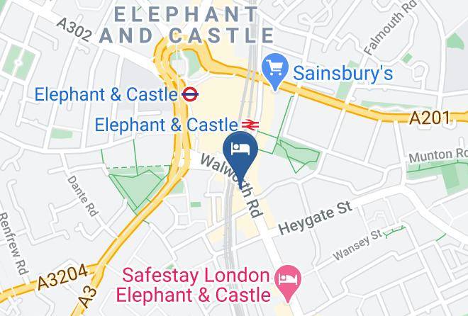 London - Castle Hotel Maps