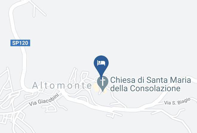 Cosenza - Castello Di Altomonte Ristorante Albergo Maps