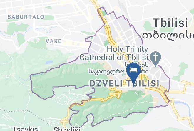 Tbilisi - Castle In Old Town Maps