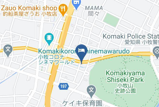 Komaki City - Castle Inn Komaki Maps
