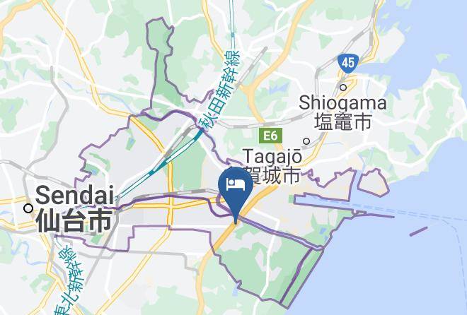 Sendai City Miyagino Ward - Castle Inn Sendai Maps