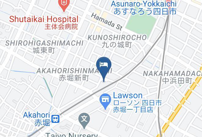Yokkaichi City - Hotel Castle Inn Yokkaichi Maps