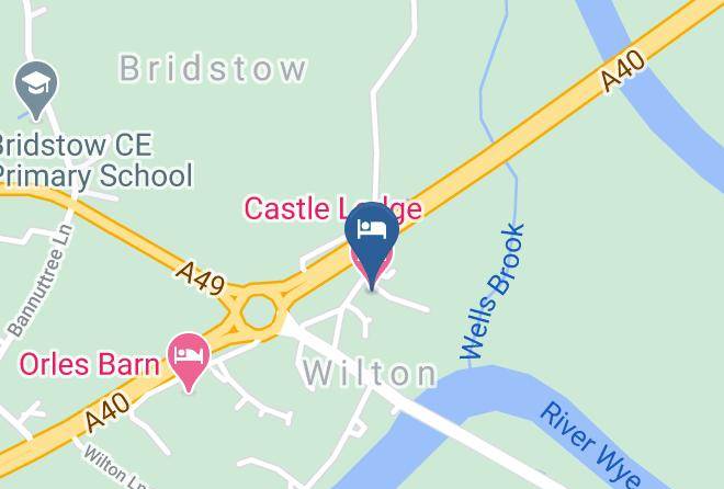 Herefordshire - Castle Lodge Hotel Maps