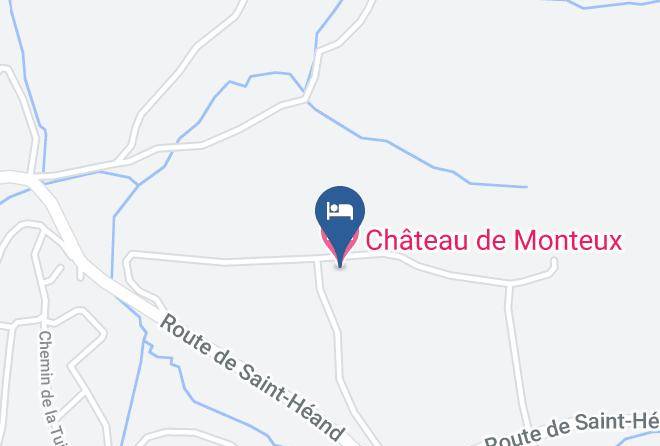 Loire - Chateau De Monteux Maps