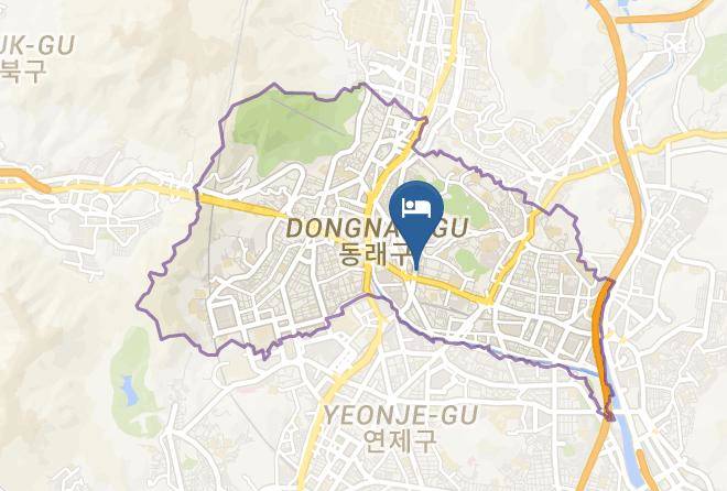 Dongnaegu - Castle Motel Busan Maps