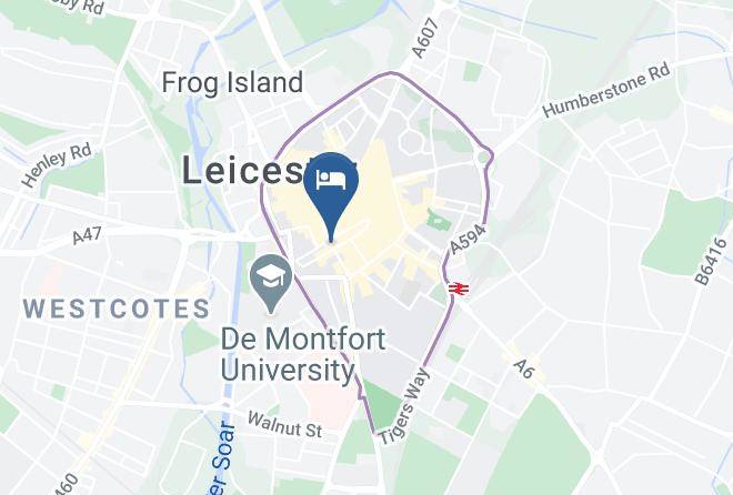 Leicester City - Castle Park Hotel Maps