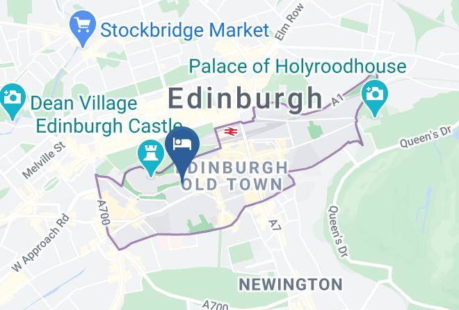 Edinburgh City - Castle Rock Hostel Maps