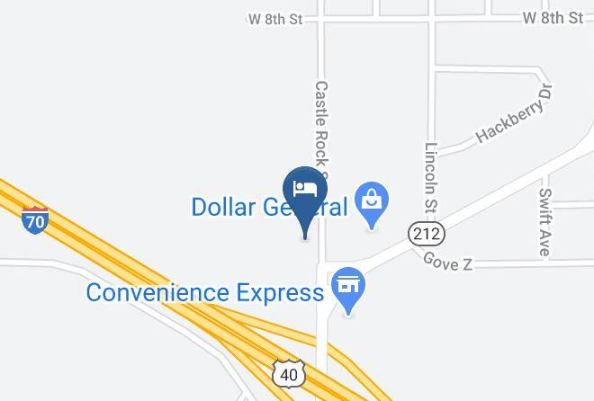 Gove - Castle Rock Inn & Suites Maps