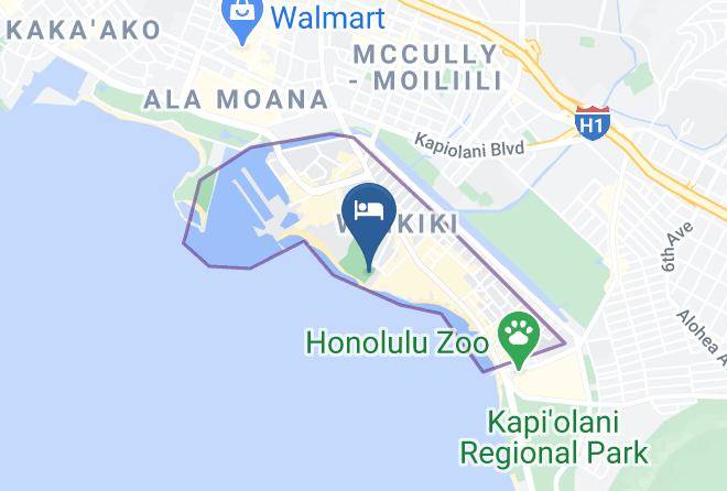 Honolulu - Castle Waikiki Shore Maps